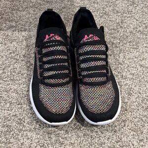 APL Black and Multicolor Knit Sneakers